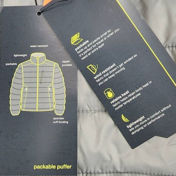 New Xersion Men US LâJacket Winter Lightweight Puffer WaterâWindâResistantâ - Picture 11 of 12